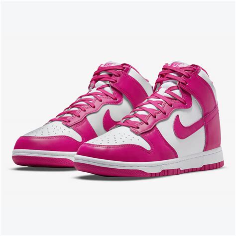 hot pink nike high dunks.